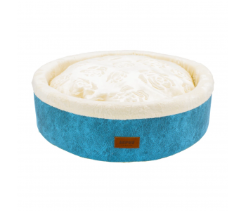 15870 Кръгло легло с борд MIA DONUT 50x50x17H син/тюркоаз 15870 Кръгло легло с борд MIA DONUT 50x50x17H син/тюркоаз